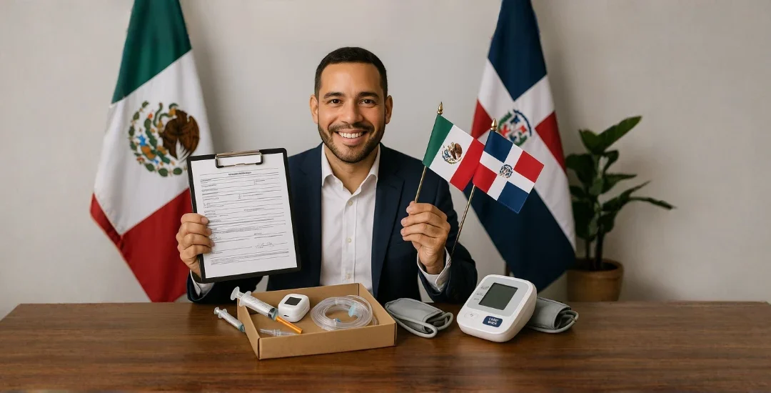 ¿Cómo importar productos sanitarios desde México a República Dominicana?